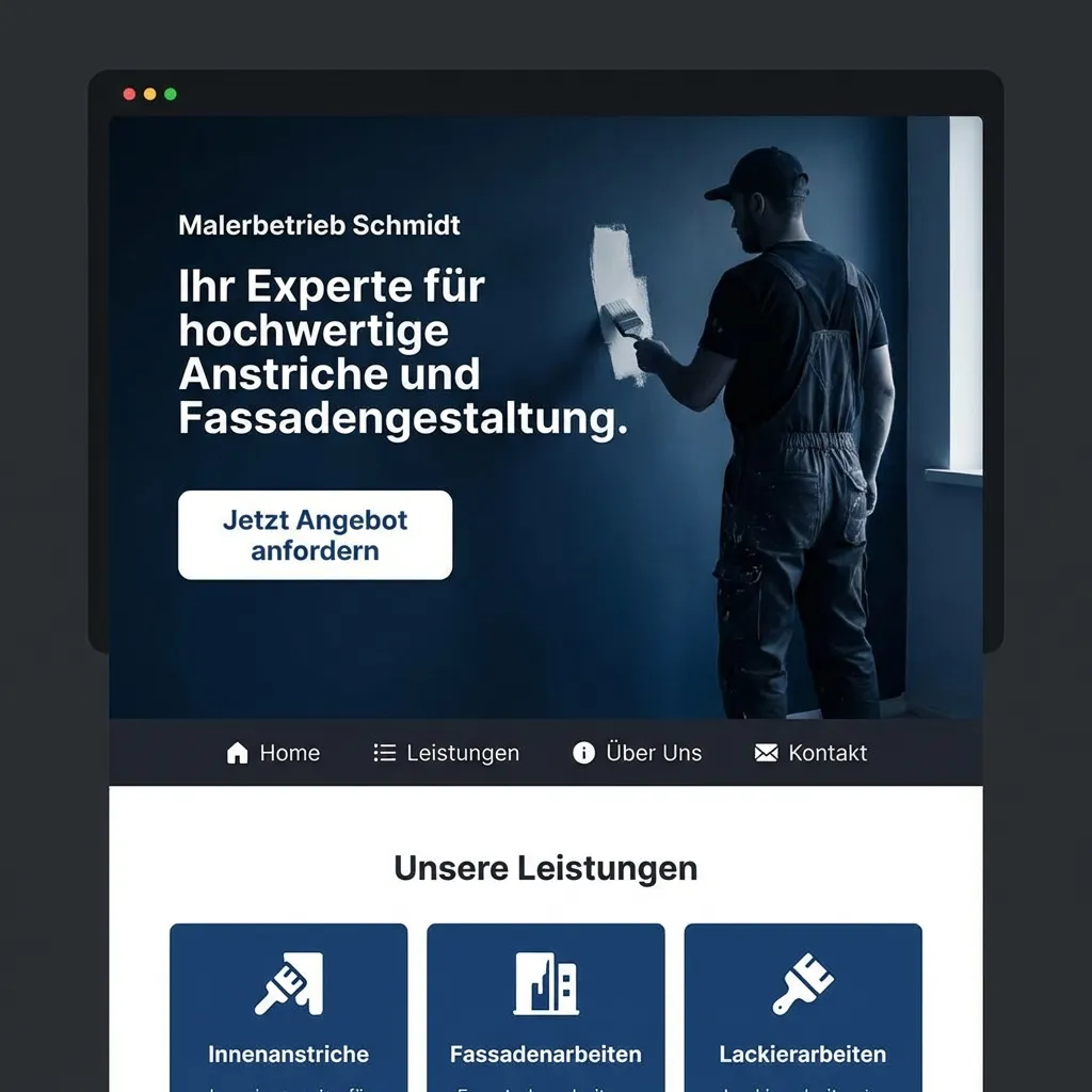 Website Design für Handwerker Demo